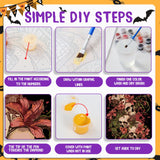 Skull Paint by Numbers Kit for Adults, Skull Paint by Numbers Kit for Adults Beginner, Skeleton Paint by Number Kits for Gift Home Decor 16''W x 20''L hkejoi