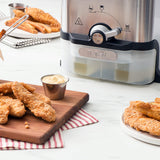 T-fal 3.5L Deep Fryer with Oil Filtration System: 1700W Stainless Steel Fryer, Dishwasher Safe Parts, Digital Timer, Adjustable Temperature Control for Perfect Golden Crispy Results T-Fal
