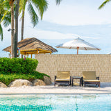 SHYDZYYC Natural 2 Pack 4FT X 16.4FT Reed Fencing Roll, Balcony Privacy Balcony Shade Reed Bamboo Fencing Garden Fence Border, Wind Block Sunshade Fence Screen for Outdoor Yard Patio Flower Bed Edge SHYDZYYC