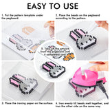 INSCRAFT Fuse Beads, 33000pcs Fuse Beads Kit for Kids, 33 Color 5MM Iron Beads Set with 150 Patterns, 8 Pegboards, 15 Ironing Paper, 6 Tweezers, 85 accessories, Craft Kits Gifts for Birthday Christmas INSCRAFT