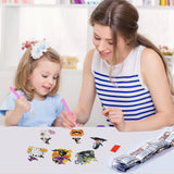 16 Pcs Luminous Halloween Diamond Art Magnets Kit, Glow in The Dark Diamond Painting Magnet Set for Adults Kids Beginners, Halloween Cute Ghost DIY Craft Fridge Magntic Stickers Home Decor Gifts CRASHOT