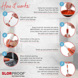 Slobproof Touch-Up Paint Pen - Refillable Paint Brush Pens - Touch-Up Paint Pens for Walls, Window, Wood - Fillable Paint Pens w/ Any Paint Types (Fill with Own Paint for a Precise Match), 5-in-1 Pack Slobproof