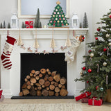 COCHIE DIY 3D Christmas Tree Wood Crafts to Paint for Kids Adults, Paintable Unfinished Wooden Slices for Craft, Xmas Trees Cutouts Ornaments for Painting Decorations (24 PCS) COCHIE