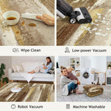 plumlik Area Rugs for Living Room, 6x9 Brown Modern Abstract Rugs for Bedroom, Large Washable Boho Rug with Non-Slip Rubber Backing for Dining Room Dorm Classroom Farmhouse Kids Playroom plumlik