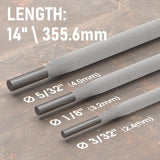 YESWELDER E7018 3/32'' 5LB Welding Rod Low Hydrogen Carbon Steel Stick Electrodes YESWELDER