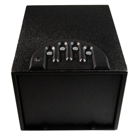 GunVault MultiVault Deluxe 2-Gun Quick Access Pistol Safe with No-Eyes Keypad, Motion Alarm & Interior Light – Secure Handgun Safe & Portable Lockbox GunVault
