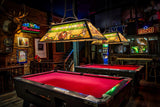 TOCHIC Vintage Pool Table Light, 3-Light Rustic Billiards Light Fixtures with Tiffany-Style Shark Shade for Game Room Farmhouse Chandelier Man Cave Club Bar Dining Room Kitchen Island TOCHIC
