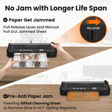 Laminator Machine,4 in 1 VidaTeco 9-inch Laminating Machine,2-Min Preheat,Thermal Cold Laminator with Laminating Sheets 20 pcs,Built-in Paper Cutter,Corner Rounder,Lamination for Home School VidaTeco