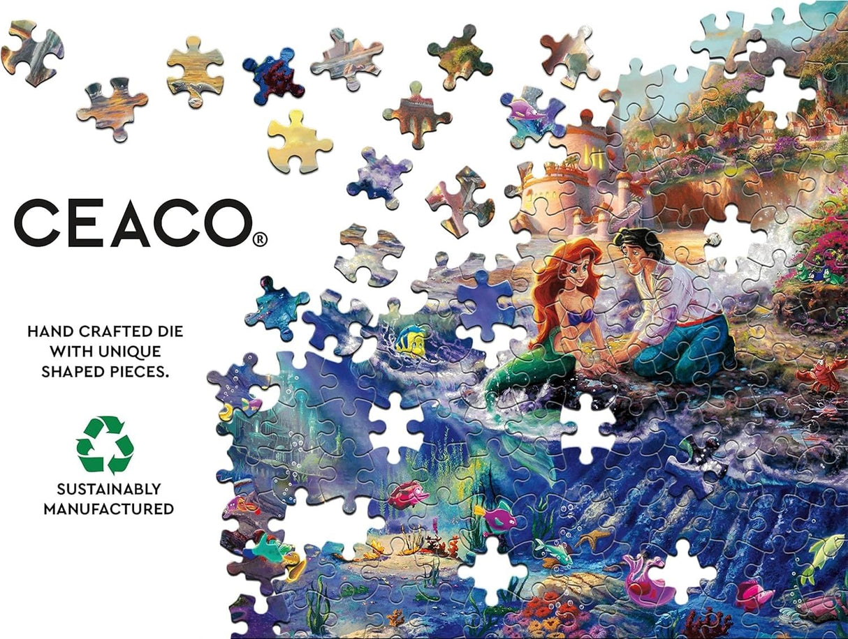 Ceaco - Thomas Kinkade - Disney Dreams Collection - The Little Mermaid - 2000 Piece Jigsaw Puzzle Ceaco