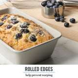 Martha Stewart Gallen 9 Inch Nonstick Carbon Steel Loaf Pan - Cool Grey Martha Stewart