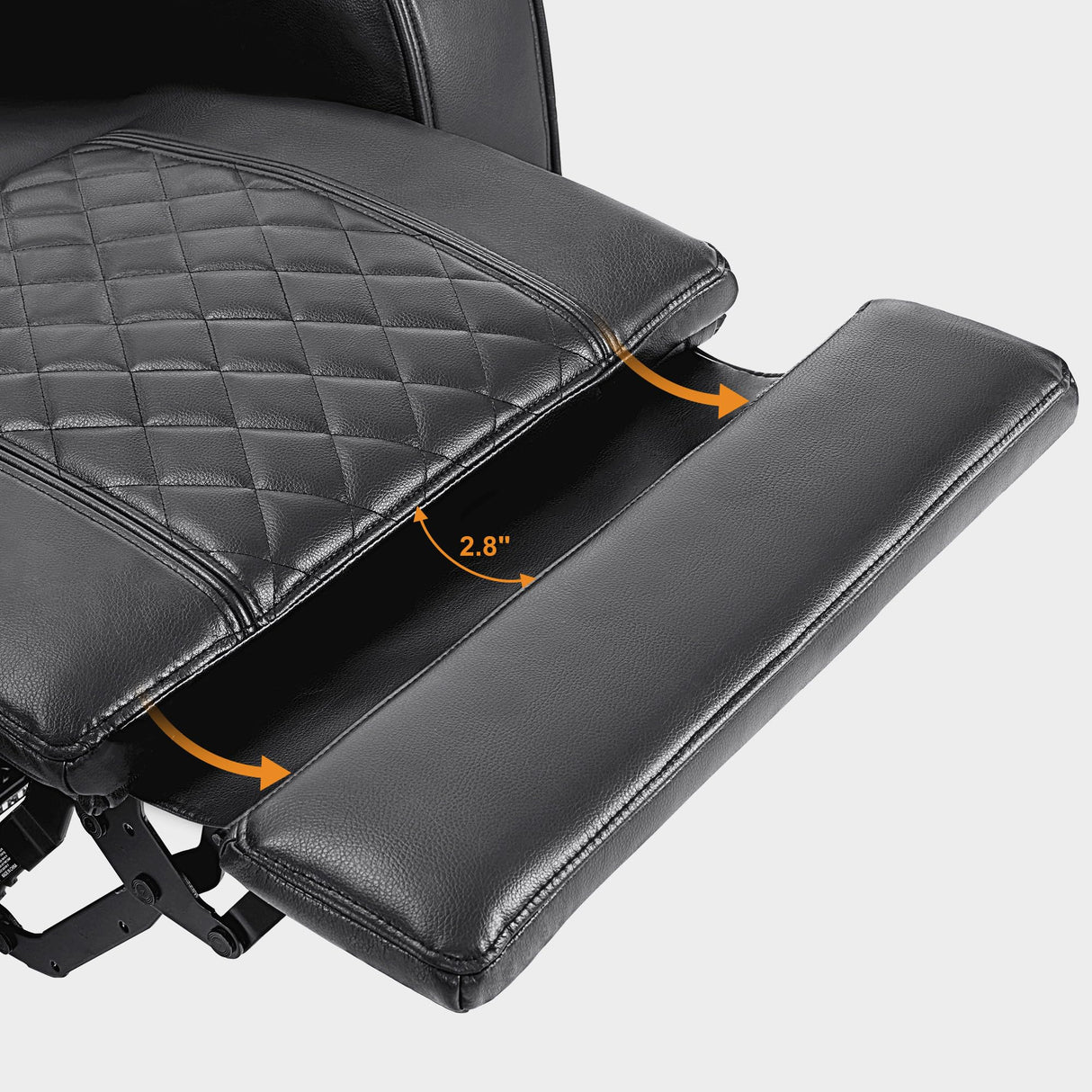 MCombo Power Recliner Chair with Adjustable Headrest, Home Theater Seating with USB & Type-C Port, Armrest Storage & LED Light HTS432SET (Dark Grey, Single Recliner) MCombo