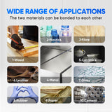 Vicpricme 2 Part Epoxy Glue Clear, 1.76oz Syringe, Waterproof Plastic Weld Adhesive, Be Used to Bond Metal, Plastic, Wood, Ceramics, is The Best Golf Club Epoxy Resin Crack Repair Glue (3) vicpricme