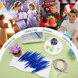 Hobekoee 13 Pairs Interchangeable Circular Knitting Needles Set 3mm-10mm Interchangeable Aluminum Round Knitting Needles Set with 4 Swivel Cables for DIY Knitting Lovers Hobekoee