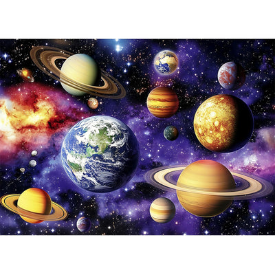 CEOVR Planets Diamond Art Kits for Adults, 5D DIY Full Drill Universe Diamond Painting Dots Crystal Gem Art, Adult Crafts Kits Arts and Crafts, Wall Decor for Home Office 12x16inch, Space Stars
