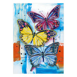 Sunovate Butterfly Diamond Art Kits for Adults Beginners, Relaxing DIY Gem Art and Crafts for Adults Home Wall Decor Gift, 5D Special Shaped Partial Drill Glow in The Dark Diamond Painting Sunovate