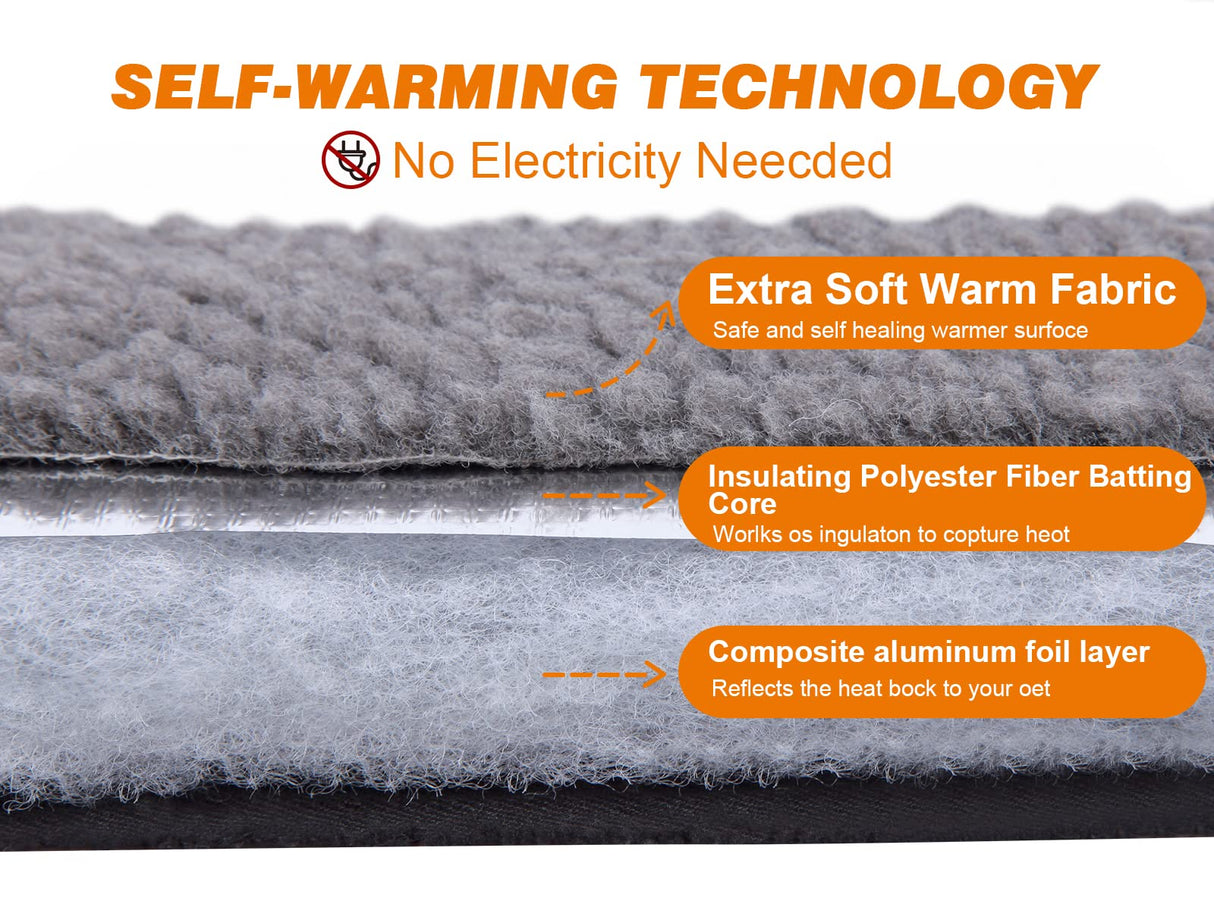 Rockever Outdoor Cat House,Outdoor cat Houses for Feral Cats Weatherproof Rabbit Hutch Small, Wooden Small Pet House and Habitats-Grey with Mat Rockever