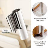 Mosqutent Stainless Steel Canopy Bed Frame Twin Size, Sturdy Post Poles Thicken Twin Size Canopy Frame for Metal Bed Wood Bed Bedroom Decor Mosqutent