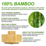 walowalo Bamboo Rotating Art Supply Organizer Holds 800+ Pencils Spinning Crayon Marker Pen Holder for Desk Brush Storage for Office School Classroom Organization Stationary (Larger Version) walowalo