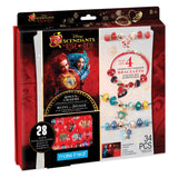 Make It Real: Descendants 4 Rise of Red - Queen of Charms - 34pc DIY Jewelry Kit, Make 4 Character Inspired Bracelets, Disney, Girls & Kids Ages 8+ Make It Real
