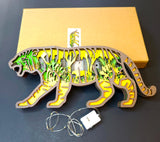 Generic Wooden LED 3D Tiger/Big Cat Animal LED Home Decor Night Light for Home- Wooden Animal Crafts/Figurines/Statues, Dog1_LED Generic