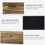 SRIWATANA Sunglasses Organizer Box, 6 Slot Eyeglasses Display Case Storage for Women Men, Gifts for Loved One, Carbonized Black SRIWATANA