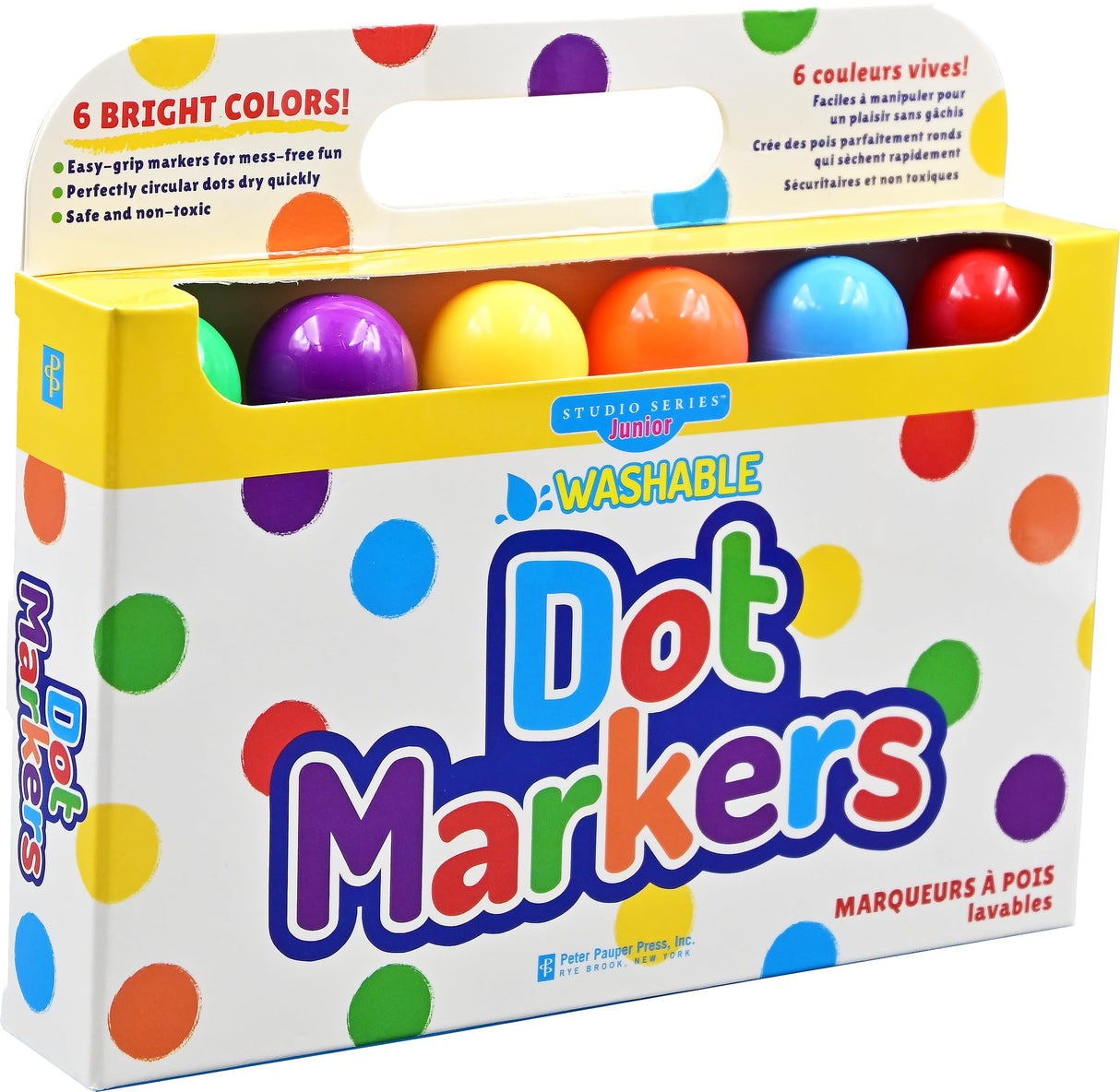 Studio Series Jr. Washable Dot Markers - 6 Colors PETER PAUPER PRESS