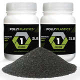 Polly Plastics Rock Tumbler Grit and Polish Refill Media Kit | 4-Steps Supplies for Tumbling and Polishing Stones | Professionals Adults and Kids | Polish 20lbs of Rocks (Bulk Stage 1 Refill) Polly Plastics