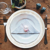 Kazozobi 13" Vintage Charger Plates, Beaded Chargers for Dinner Plates Set of 6, Charger Plates Bulk Wedding, White Kazozobi