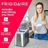 Frigidaire EFIC117-SS 26 Pound Ice Maker, 26 lbs per Day, Stainless Frigidaire