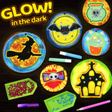 SpringFlower DIY Glow in The Dark Kids Painting Kits - Arts and Crafts Ages 6-12, Halloween Gifts & Party Supplies SpringFlower