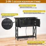 29 Gallon Aquarium Stand with Cabinet Storage – Metal Fish Tank Stand for 20 Gallon Long Aquariums, 330LBS Capacity (30.7" L*12.6" W) Nova Microdermabrasion