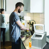 FRIGIDAIRE EFIC452-SS 40 Lbs Extra Large Clear Maker, Stainless Steel, Makes Square Ice Frigidaire