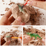 Dino Eggs Dig Kit, 12 Pack Dinosaur Eggs Excavation Science Experiments Kits for Kids 4-12, Easter Basket/Stocking Stuffers, Toys for 3+ 4 5 6 7 8 9 10 Year Old Boys Girl DIDUBUY