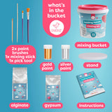 chuckle - Holding Hand Casting Kit for Couples with Base & Paints, Hand Sculpture Hand Molding Kit, Hand Mold Kit Couples Activities - Gift for Fathers Day, Women for Wedding, Anniversary, Valentines chuckle