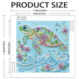 5D Sea Turtle Special Shape Diamond Art Painting Kits for Adults, DIY Crystal Rhinestones Small Animals Picture Diamond Dots Paintings Adult Craft Kits for Beginner Paintcolor