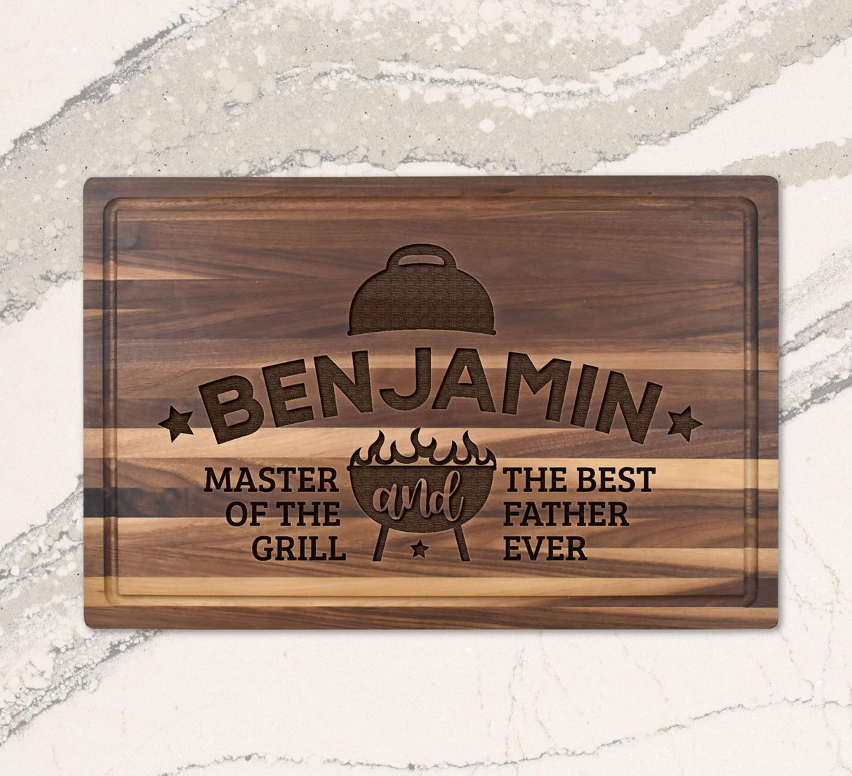 Personalized Cutting Board For Dad Custom Cutting Board Fathers Day Chopping Board Wood Engraved Butcher Cutting Board TEEAMORE