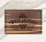 Personalized Cutting Board For Dad Custom Cutting Board Fathers Day Chopping Board Wood Engraved Butcher Cutting Board TEEAMORE