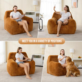 Hobestluk Bean Bag Chair Giant Bean Bag Chairs for Adults, Bean Bag Sofa Chair with Armrests, Oversize Beanbag Couch Comfy Chair for Bedroom, Living Room, Dorm and Office Hobestluk