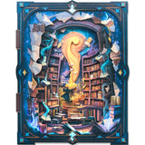 Endless Limit 3D Wall Decoration, Wood Wall Art Aesthetic Table Decor Stacking Carving Panels Spooky Home Decoration for Living Room Bedroom House(9"x10") Endless Limit