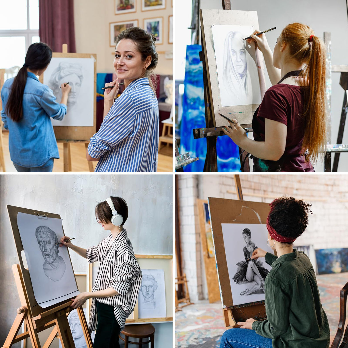 MARTCOLOR Drawing Sketching Pencil Set, 20 Pieces, Graphite Pencils (14B-4H), Charcoal Sticks, Stump, Eraser, Sharpeners, Ideal for Drawing Art, Sketching, Artist Pencils for Beginners & Pro Artists MARTCOLOR