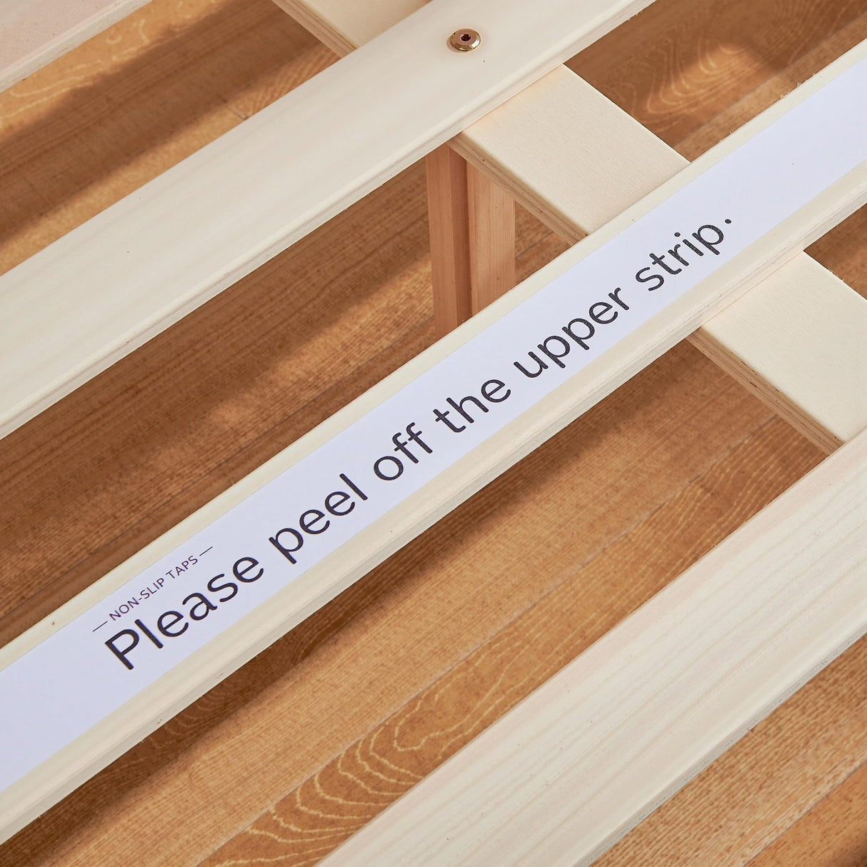 Hokway Full Size Bed Frame with Wood Slat Support, No Box Spring Needed, Easy Assembly, Reinforced Center Legs(Full,Walnut Finish) Hokway