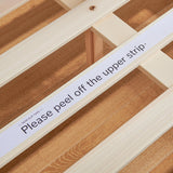 Hokway Full Size Bed Frame with Wood Slat Support, No Box Spring Needed, Easy Assembly, Reinforced Center Legs(Full,Walnut Finish) Hokway