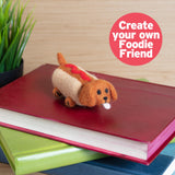 DIY Needle Felting Kit w Case- Animal Foodie Friends- Make 8 Adorable Designs- Starter Kit Includes Mat, Wool Felt Tools, Needles, Instructions- Homemade Arts & Crafts Gift, Kids & Teen Party Activity Idiy