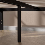 ZINUS Lorrick Metal Platform Bed Frame / Mattress Foundation / Easy, Bolt Free Assembly, King Zinus