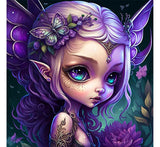 Fairy Diamond Painting Kits for Adults - Fairy Diamond Art Kits for Adults, Elf Girl Gem Art Kit for Adult DIY Crafts Kit for Gift Home Wall Decor Gifts (14x14 inch) xackcme