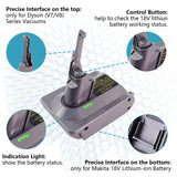 New Version V8 V7 Battery Adapter for Makita 18V Lithium Battery Convert to Replace for Dyson V8 V7 Battery, Work for Dyson V8/7 Series Vacuum Cleaners V8/7 Animal V8/7 Absolute V8/7 Motorhead ASUNT