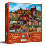 SUNSOUT INC - Pumpkin Patch Farm Quilts - 1000 pc Jigsaw Puzzle by Artist: Debbi Wetzel - MPN # 32744 SunsOut