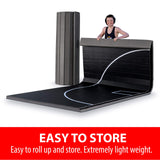 Gold Medal Sports 10' x 10' Wrestling Mat, Jiu Jitsu BJJ Mats, Wrestling Mats, Martial Arts Thick Mats for Home, Judo Tatami Wrestling Mat, Flexi Roll dzotmyn