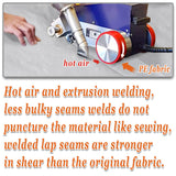 Strong Camel 10 x 20 Carport Canopy Replacement Cover Valance Canopy Replacements Top with Ball Bungees White (Only Cover, Frame is not Included) Strong Camel