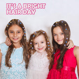 Kids Hair Gem Stamper Kit, Bling Hair Jewels for Girls Toys, Quick Gems Hair Jeweler, Hair Styling Tool with Reusable Shining Diamonds, Birthday Gifts Toys for Girls Ages 3 4 5 6 8-12 kidzkube